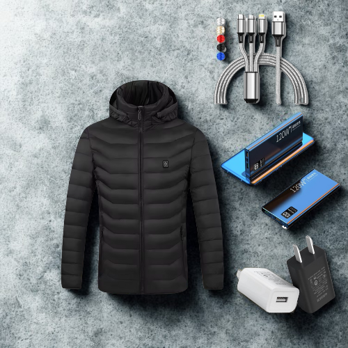SLIKWEAR HEATED JACKET BUNDLE (USB/POWER BANK/CHARGING BLOCK)